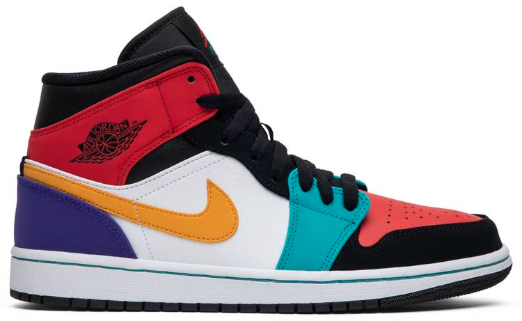 Air Jordan 1 Mid Multi-Color 554724-125